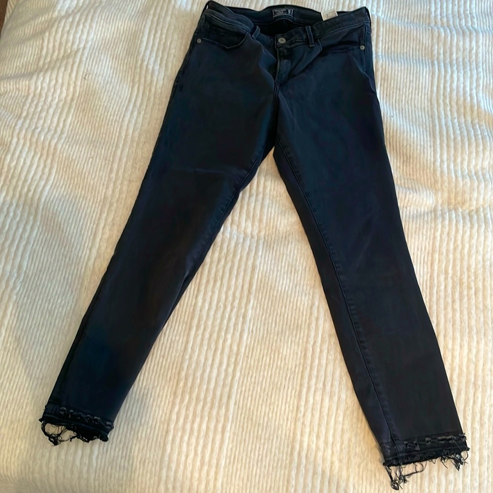 Abercrombie mid rise super skinny ankle jeans